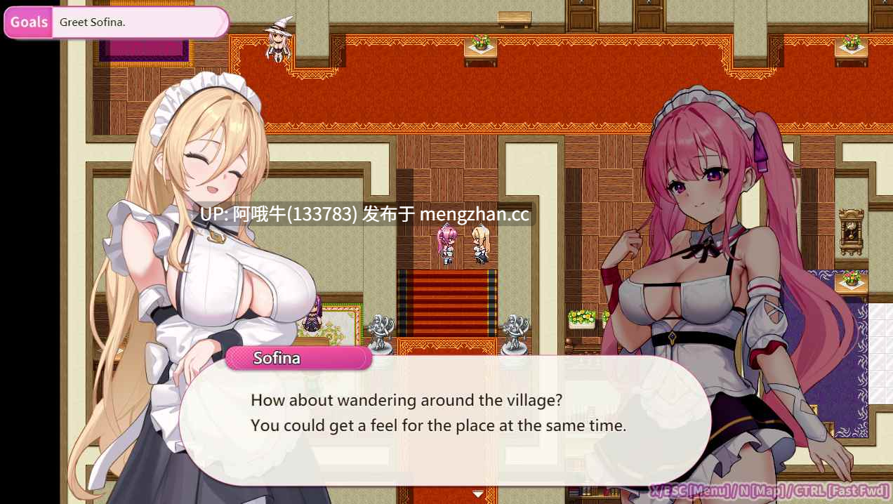【日系/幻想/冒险/RPG/PC/机翻/萌站内植】艾蕾娜的侍奉诱惑 艾琳娜 エレナのご奉仕テンプテーション！ Elena's Lewd Service [v1.02]【序号7645】-第3张图片-萌站