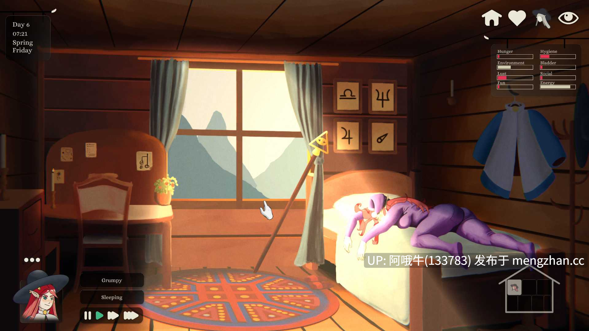 【2DCG/点击式/SLG/奇幻/PC/机翻】埃拉拉神秘山间小屋  Elara's Mystical Mountain Chalet [v1.0.131025] 【1.03G】【序号7651】-第3张图片-萌站