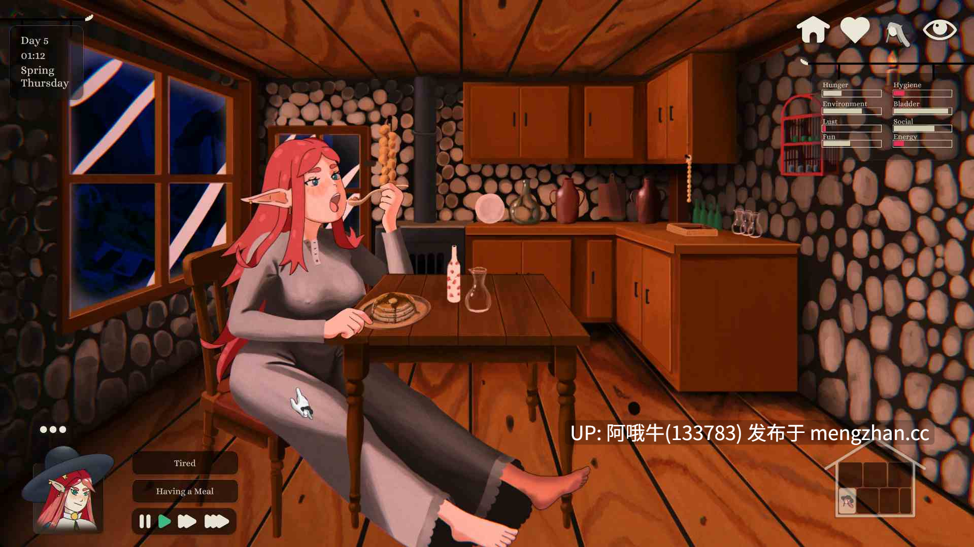 【2DCG/点击式/SLG/奇幻/PC/机翻】埃拉拉神秘山间小屋  Elara's Mystical Mountain Chalet [v1.0.131025] 【1.03G】【序号7651】-第7张图片-萌站