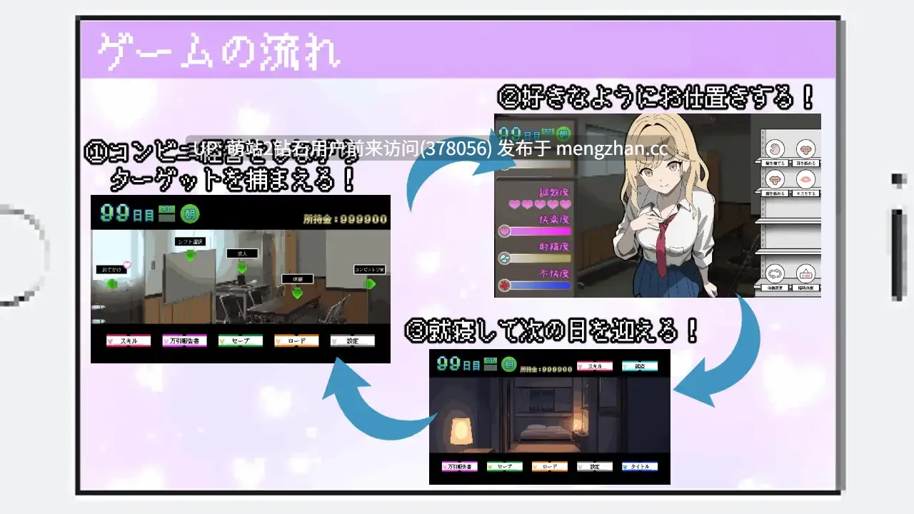 [盗窃女孩调教惩罚后后宫征服]她们是百万引町的边界线 百万引町の境界線な彼女たち v1.21+存档 [1.33GB]-第6张图片-萌站