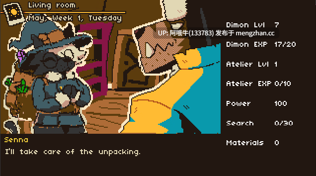 【像素/SLG/毛茸茸/PC/生肉】戴蒙——女巫的助手 Dimon - The Witch's Pervert Assistant [v0.4.5] [161M]【序号7655】-第10张图片-萌站