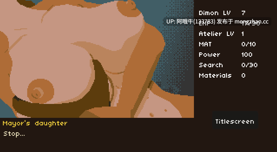 【像素/SLG/毛茸茸/PC/生肉】戴蒙——女巫的助手 Dimon - The Witch's Pervert Assistant [v0.4.5] [161M]【序号7655】-第14张图片-萌站