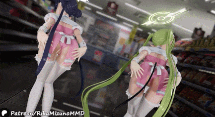 竜華キサキ と 橘ノゾミ & ブルーアーカイブ