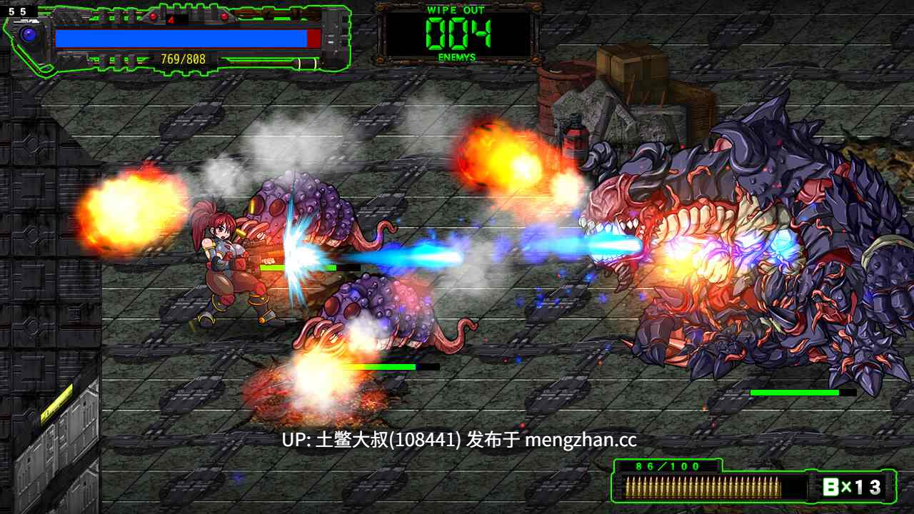 动态横版FPS战斗2D日式ACT 生肉   子宫防卫队 Womb Defense Force [v1.2] 476MB-第5张图片-萌站