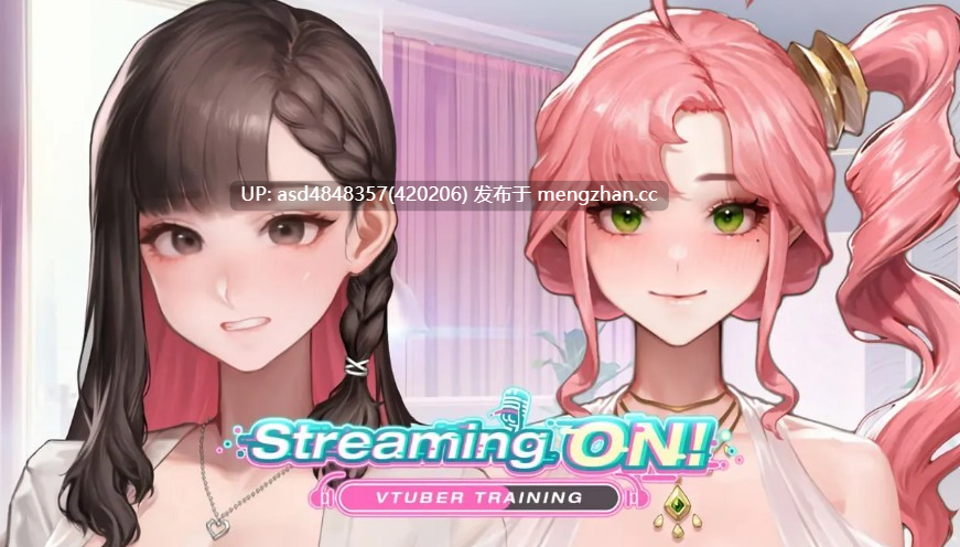 直播开启！Vtuber培训~Streaming ON! VTuber Training v1.08【PC+SLG+RPG+NTR+官中+无码】