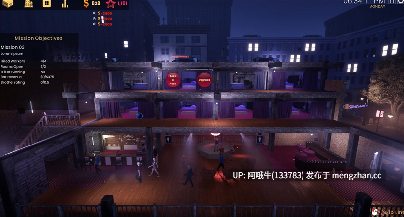 【3D/SLG/管理/卖淫/点击式/PC/生肉】妓院大师 Brothel Master [v0.1a] 【2.1G】【序号7751】-第3张图片-萌站