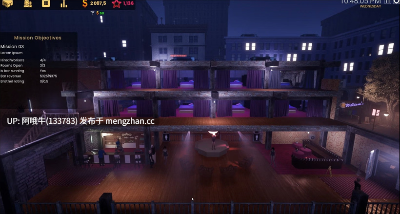 【3D/SLG/管理/卖淫/点击式/PC/生肉】妓院大师 Brothel Master [v0.1a] 【2.1G】【序号7751】-第4张图片-萌站