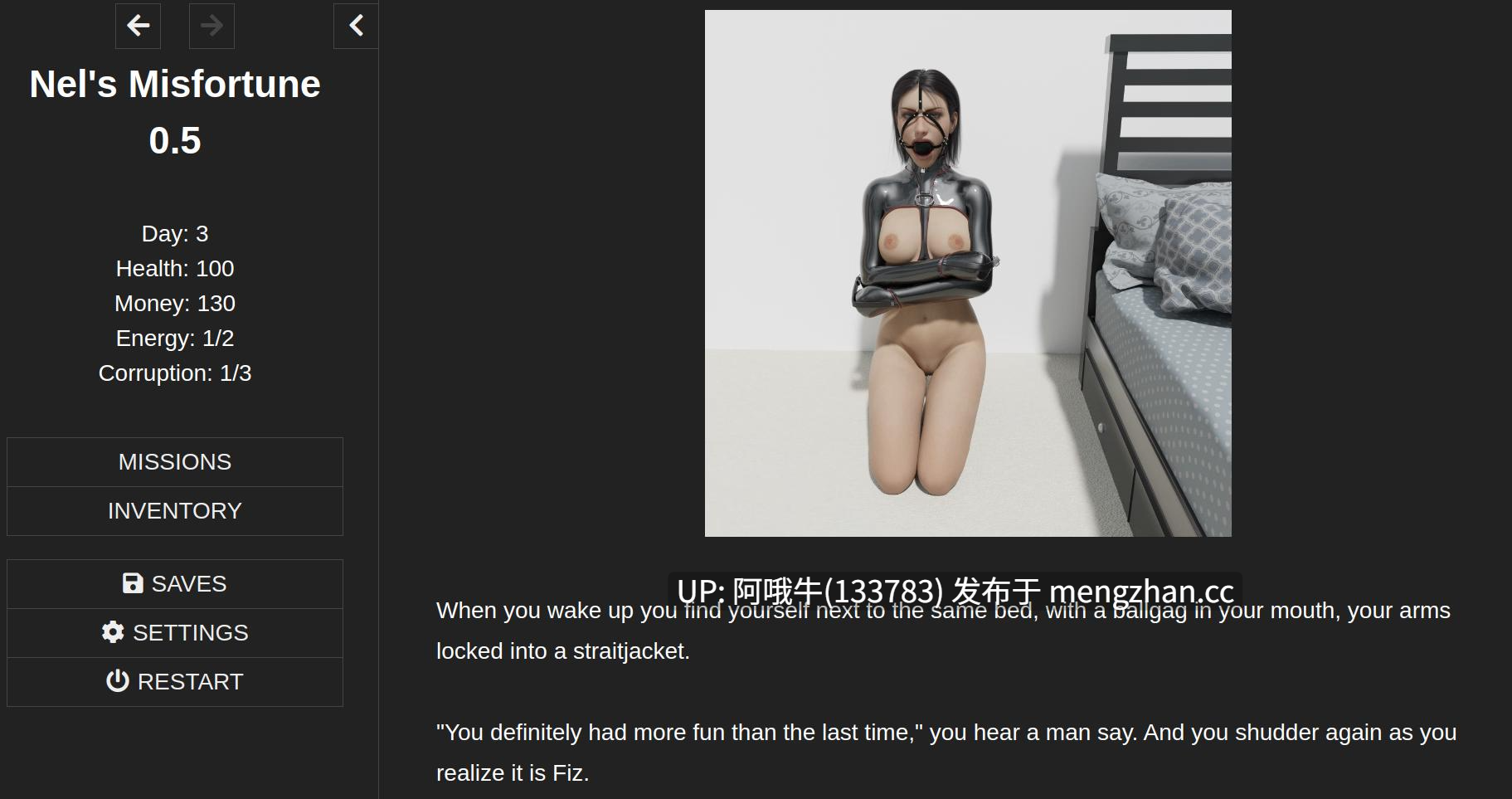 【html浏览器机翻/小游戏/文字视觉小说/互动/PC】奈尔的厄运 Nel's Misfortune [v1.0] 【44.9M】【序号7763】-第2张图片-萌站