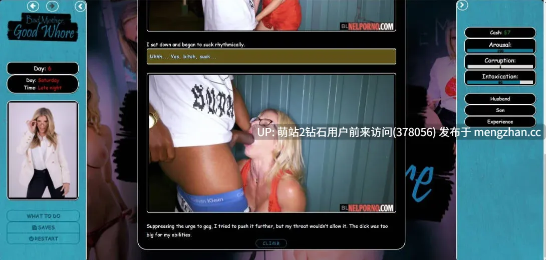 [HTML汉化真人]坏母亲, 好娼妓Bad Mother, Good Whore v0.55 浏览器汉化 [1.74GB]