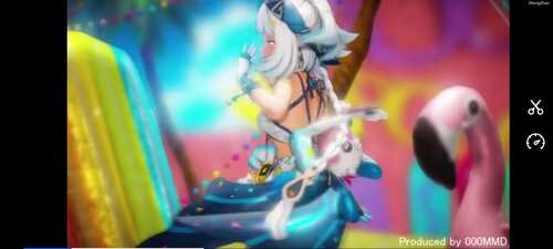 【MMD】原神 玛尼拉裸舞（染上你的颜色）（约3分半）