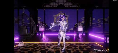 原神雷电将军情趣和服mmd（约4分40秒）