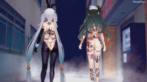 Iwara - 【法国原神糕手】【Wuthering Waves】【QOS】【NTR】今洲会所隐藏指名服务-----今夕与折枝的特殊外勤上+下（971m）