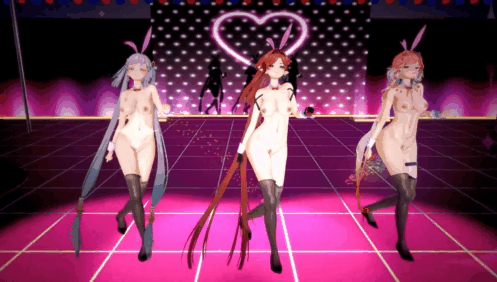 【巨乳 乳摇 无码】新作-nyanyaoMMD- 【KKVMD Wuthering Waves】SHAKE IT（吟霖＆今汐＆長離）