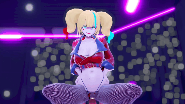 【巨乳 丝袜 吞精】新作--[ブランファンクラブ] ハーレイ・ク〇ン（過去動画差分）哈莉奎茵