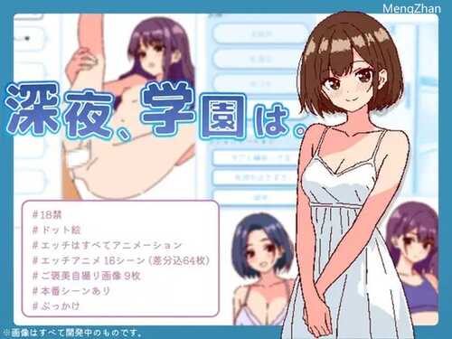 【互动SLG/校园JK/风俗/像素动态】深夜，学校。（深夜、学園は。）V1.0 DL原版生肉