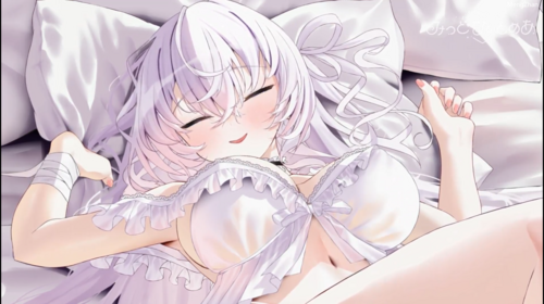 （ASMR）〖 Live2D⌇耳舐め 〗耳奥から脳の奥へベロが這いズル貫通脳舐め♡幽灵妹舌头从耳后爬到脑后，舔舐大脑♡