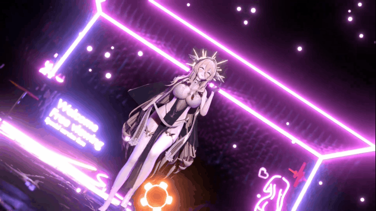 【跳舞 巨乳】新作--李十七夜 - 【模型配布-model DL】?修女的色情祷告? 『怨仇_舰装-HMS Implacable_Shipboard-Azur Lane』