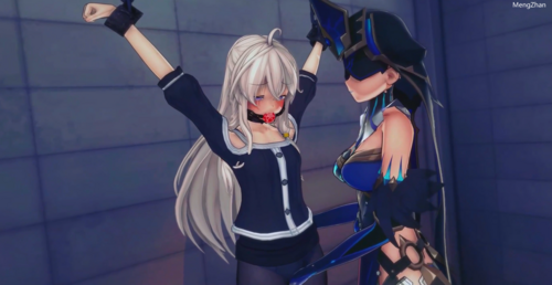 【3D动画】监狱里的屑魔女