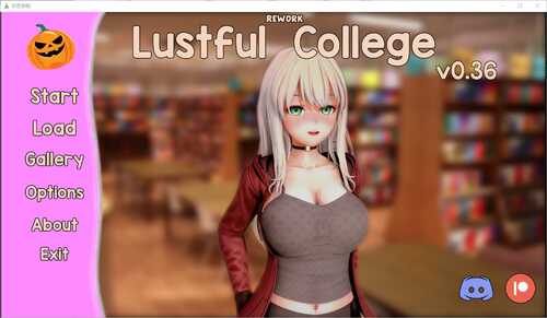 安卓/ 淫荡学院重置 Lustful College Rework v0.36 Halloween 安卓万圣节汉化版