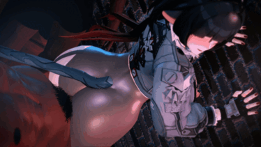 MOMO Patreon3D动画 ❤簡·杜大姊頭成為小弟們的洩欲工具