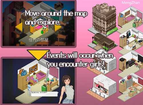 【沙盒SLG/NTR/像素动态】东京女大学生：书呆子与蜂子STEAM官中【PC/1.91G】