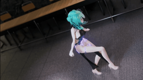 【跳舞 巨乳 乳摇】新作--YLAES - 射在miku身上~❤