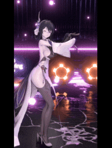 【跳舞 黑丝 巨乳 乳摇】模型配布-model DL-?镇海-广寒宫? 『 镇海_改装-ROC Chen Hai_Retrofit-碧蓝航线-Azur Lane』