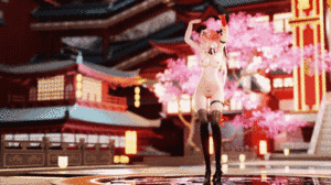 【mmd/裸舞/黑丝】长离不知醉（3分半）