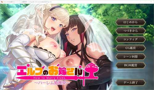 PC/[SLG/中文] 如何与精灵结婚~后宫结婚推奖 汉化版+全CG存档