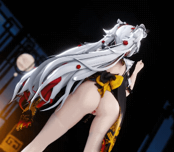 【裸舞/mmd】【无道具差分】椿裸舞（3分40s）
