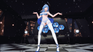【白丝 跳舞 乳摇】知更鸟  Queencard